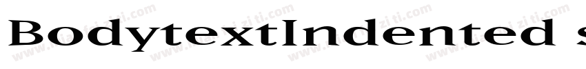 BodytextIndented sty字体转换